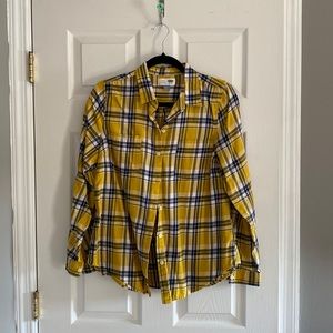 Plaid button down